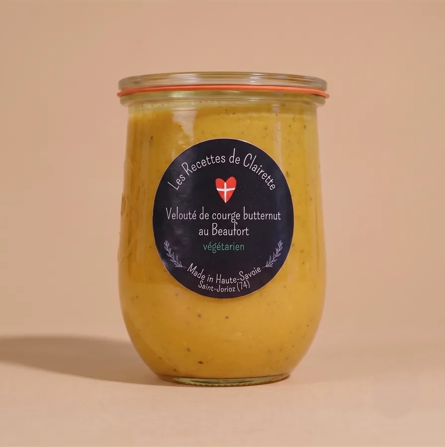 Bocal de Velouté de courge butternut.